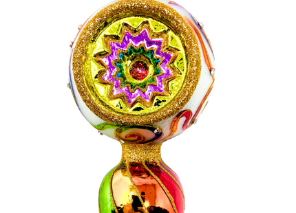 Light Dance Demure Polish Glass Ornament