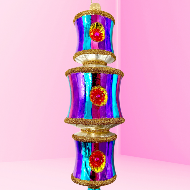 Light Show Dazzler Glass Ornament