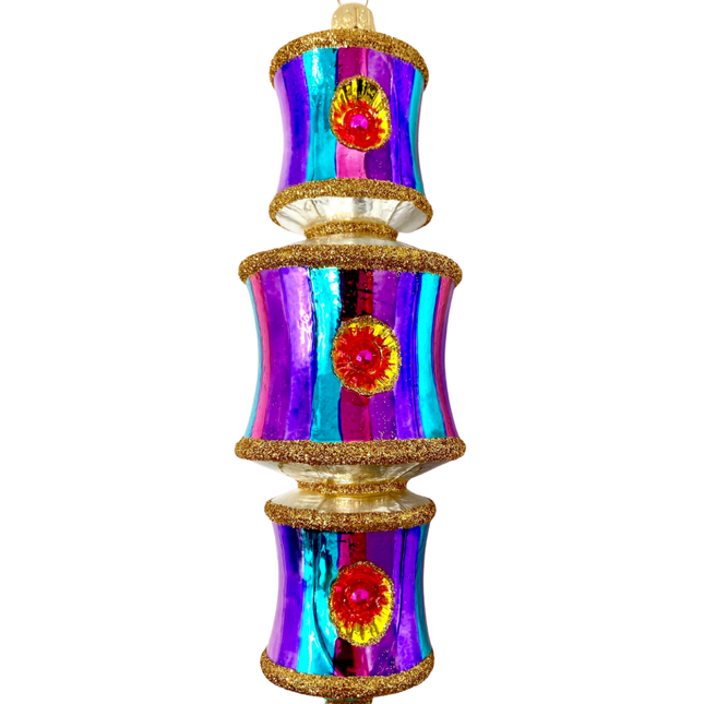 Light Show Dazzler Glass Ornament