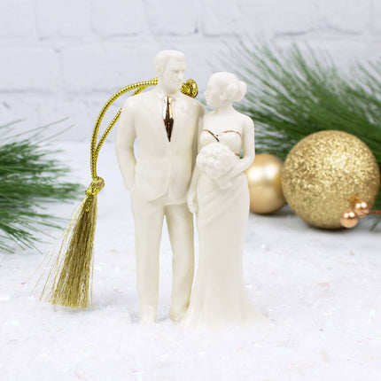 personalized lenox bride and groom christmas ornament – Christmas ornament, holiday tree decoration or gift