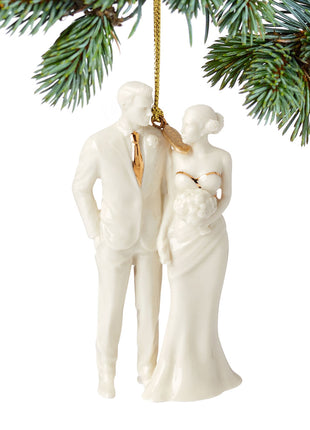 Lenox 2024 Dated Bride and Groom Ornament  by LENOX Ornament