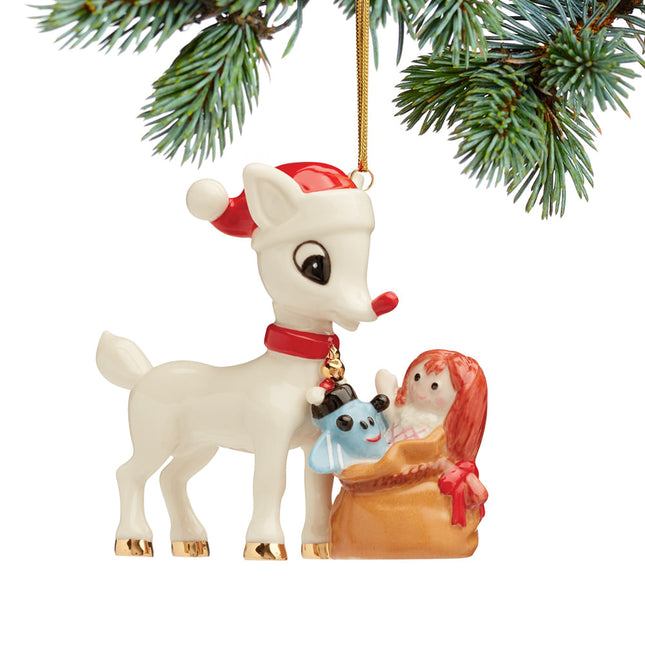 keepsake lenox rudolph delivering toys christmas ornament – Christmas ornament, holiday tree decoration or gift