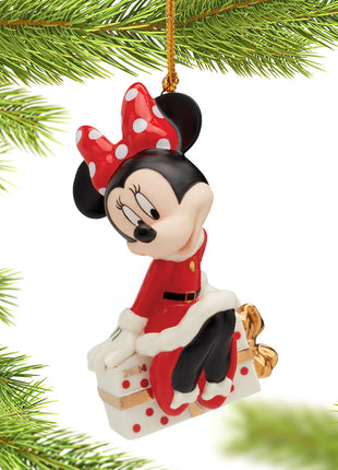 Lenox 2024 Dated Minnie with Gift Ornament  by LENOX Ornament