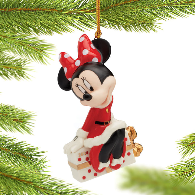 personalized lenox 2024 dated minnie with gift christmas ornament – Christmas ornament, holiday tree decoration or gift