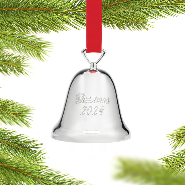 holiday reed & barton 2024 dated christmas annual bell christmas ornament – Christmas ornament, holiday tree decoration or gi