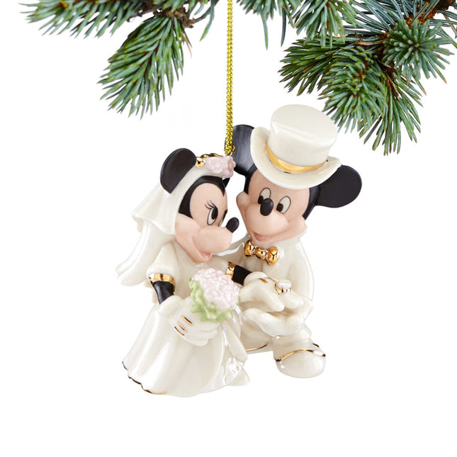 personalized lenox disney minnies dream wedding christmas ornament – Christmas ornament, holiday tree decoration or gift