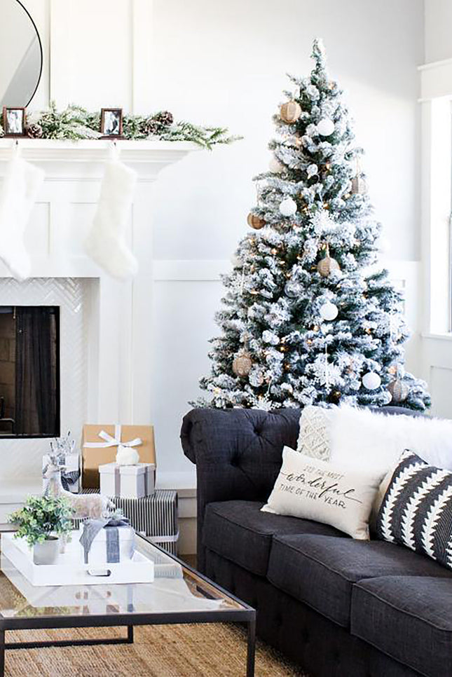 Perfect Holiday Snow Flocked Christmas Tree