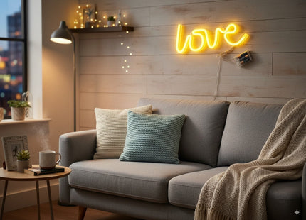 Love Neon Lights Battery Operated