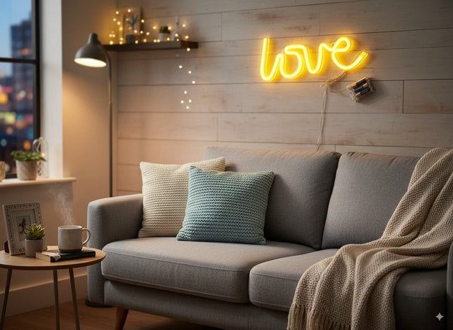 Love Neon Lights Battery Operated