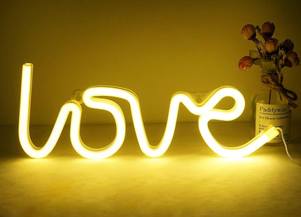 Love Neon Lights Battery Operated