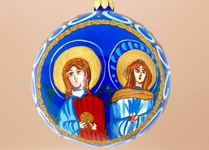 Byzantine Holiday Glass Bauble - Maggiore