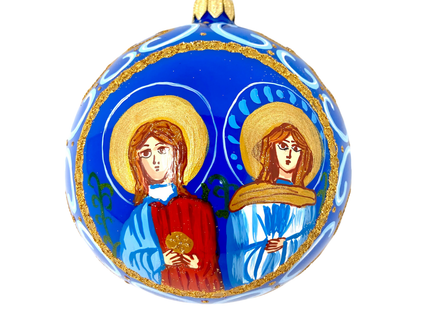 Byzantine Holiday Glass Bauble - Maggiore