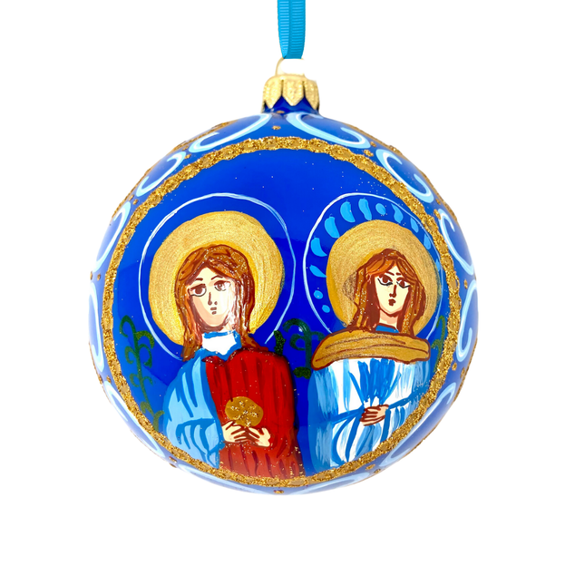 Byzantine Holiday Glass Bauble - Maggiore