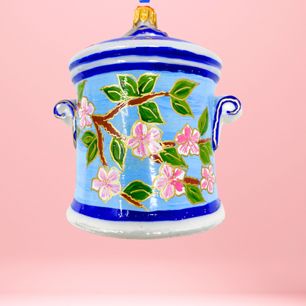 Mancini Cookie Jar Polish Glass Ornament