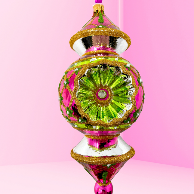Miami Reflector Glass Ornament