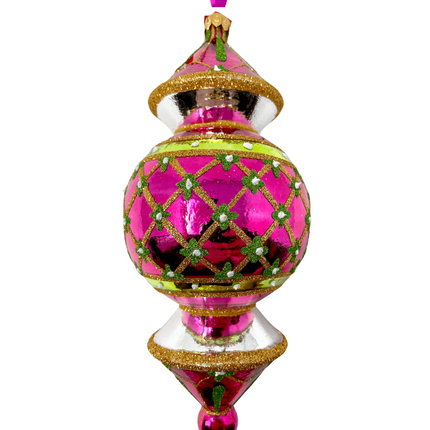 Miami Reflector Glass Ornament