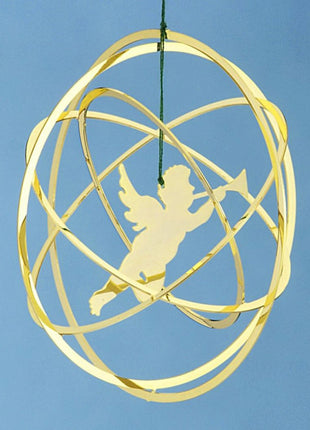 5 Ring Sphere - Cherub Ornament  by ORNAMENT SHOP EXCLUSIVE Ornament