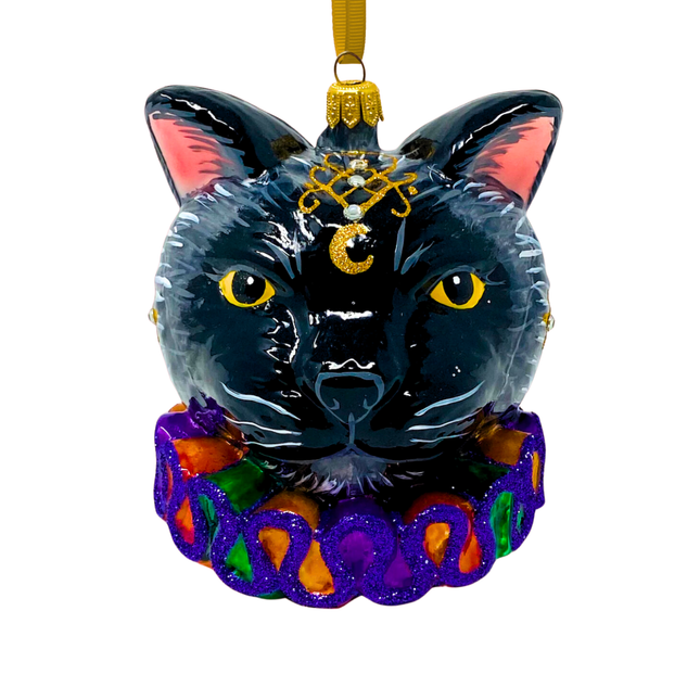 Noble Cat Polish Glass Ornament