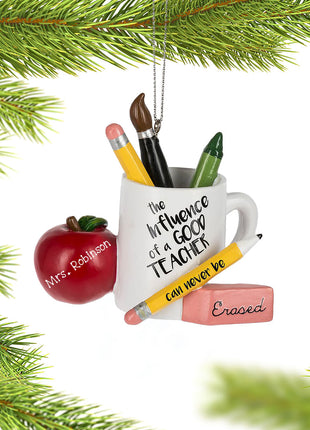 Good Teacher Mug Ornament  by GANZ Ornament