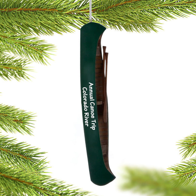 Canoe Personalized Ornament