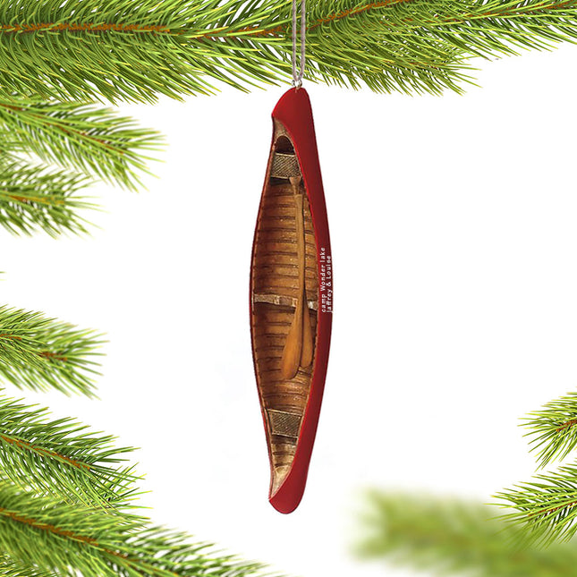 Canoe Personalized Ornament