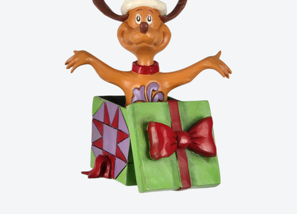 Max in Present Christmas Ornament