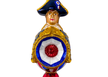Napoleon Bonaparte Reflector Glass Ornament