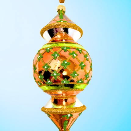 New York Reflector Glass Ornament