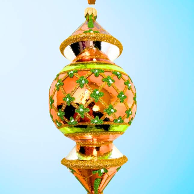 New York Reflector Glass Ornament