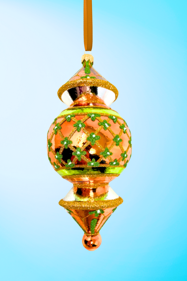 New York Reflector Glass Ornament