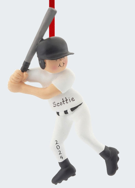 Baseball Player Ornament