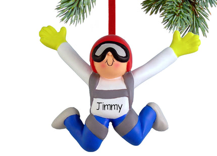personalized personalized skydiver male christmas ornament – Christmas ornament, holiday tree decoration or gift