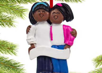 holiday my sister my friend christmas ornament – Christmas ornament, holiday tree decoration or gift