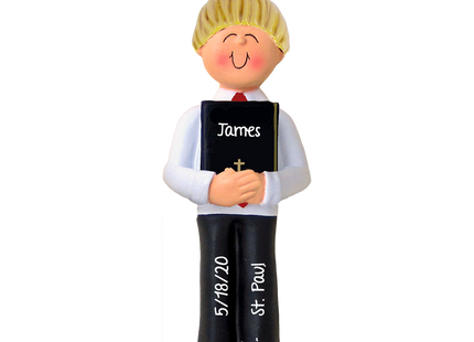 First Communion with Bible Boy or Girl Personalized Ornament