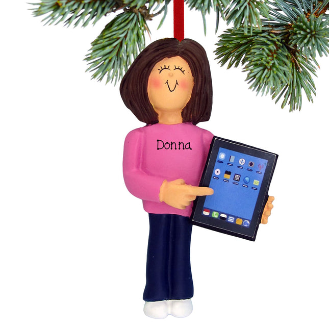 Touch Tablet Computer Personalized Christmas Ornament