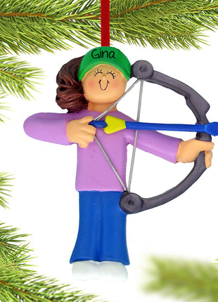 Archery Female Ornament  by ORNAMENT CENTRAL Ornament