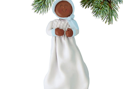 custom baptism or christening boy christmas ornament – Christmas ornament, holiday tree decoration or gift