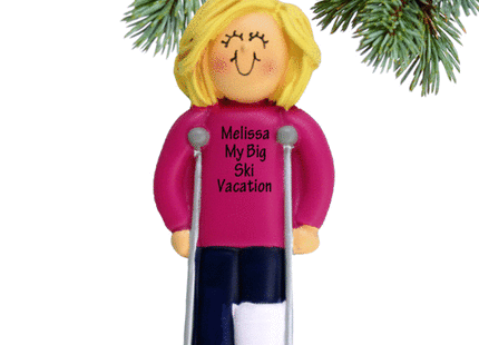 Broken Leg Personalized Ornament