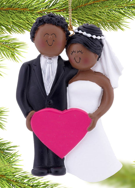 Bride and Groom Ornament  by ORNAMENT CENTRAL Ornament