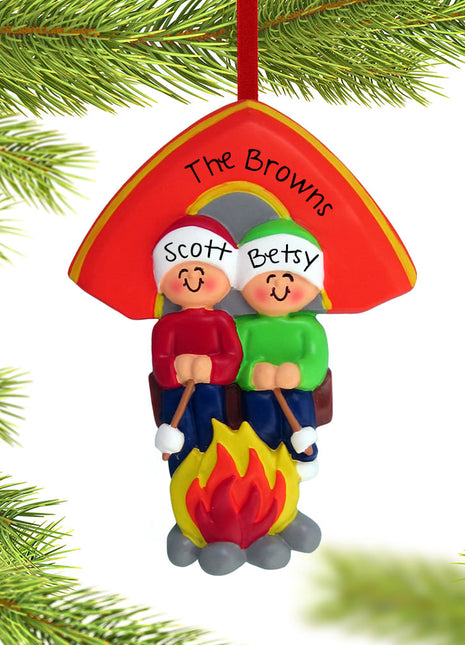 Camping Couple Ornament  by ORNAMENT CENTRAL Ornament