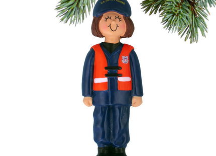 personalized personalized armed forces coast guard female christmas ornament – Christmas ornament, holiday tree decoration or