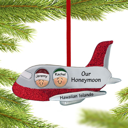 Airplane Family or Friends Personalized Ornament