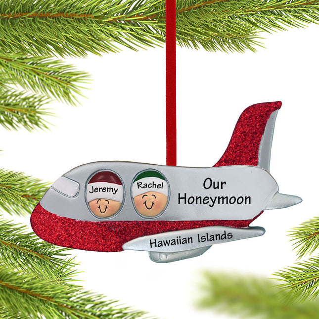 Airplane Family or Friends Personalized Ornament