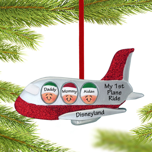 Airplane Family or Friends Personalized Ornament