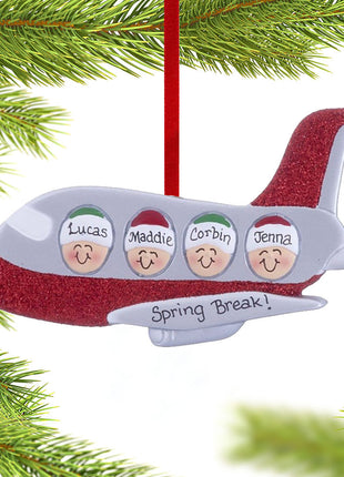 Airplane Family of 4 Ornament  by ORNAMENT CENTRAL Ornament