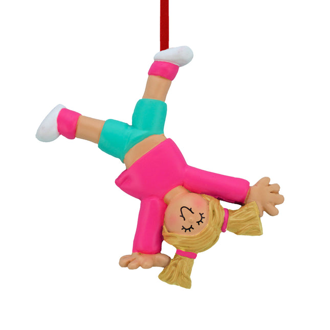Tumbling or Cartwheel Boy or Girl Personalized Ornament