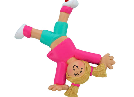 Tumbling or Cartwheel Boy or Girl Personalized Ornament