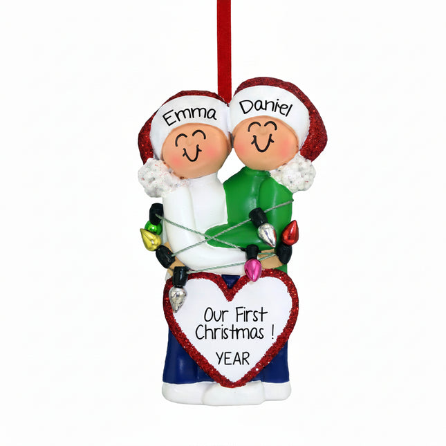 Santa Couple Ornament