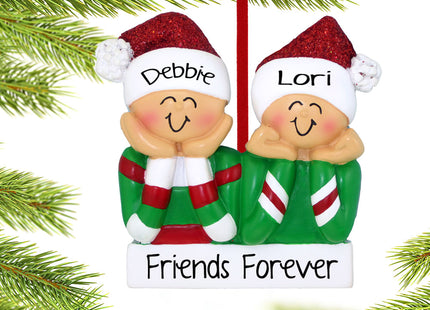 keepsake personalized head in hands couple christmas ornament – Christmas ornament, holiday tree decoration or gift