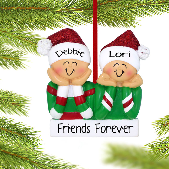 keepsake personalized head in hands couple christmas ornament – Christmas ornament, holiday tree decoration or gift